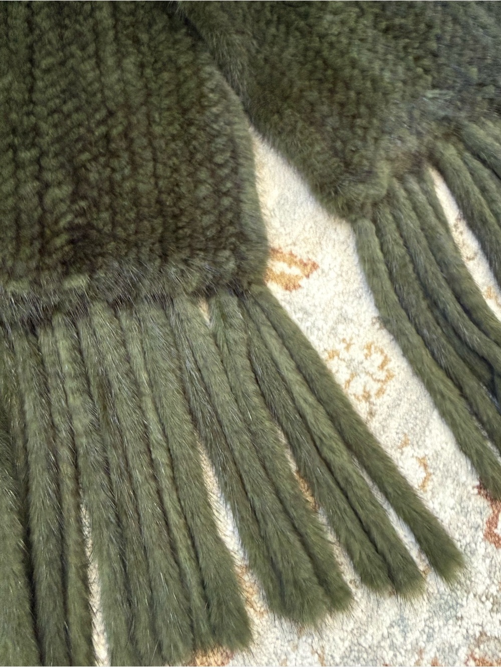 Luxury Mink Fur Shawl Scarf Ponchos - Picture 4 of 4